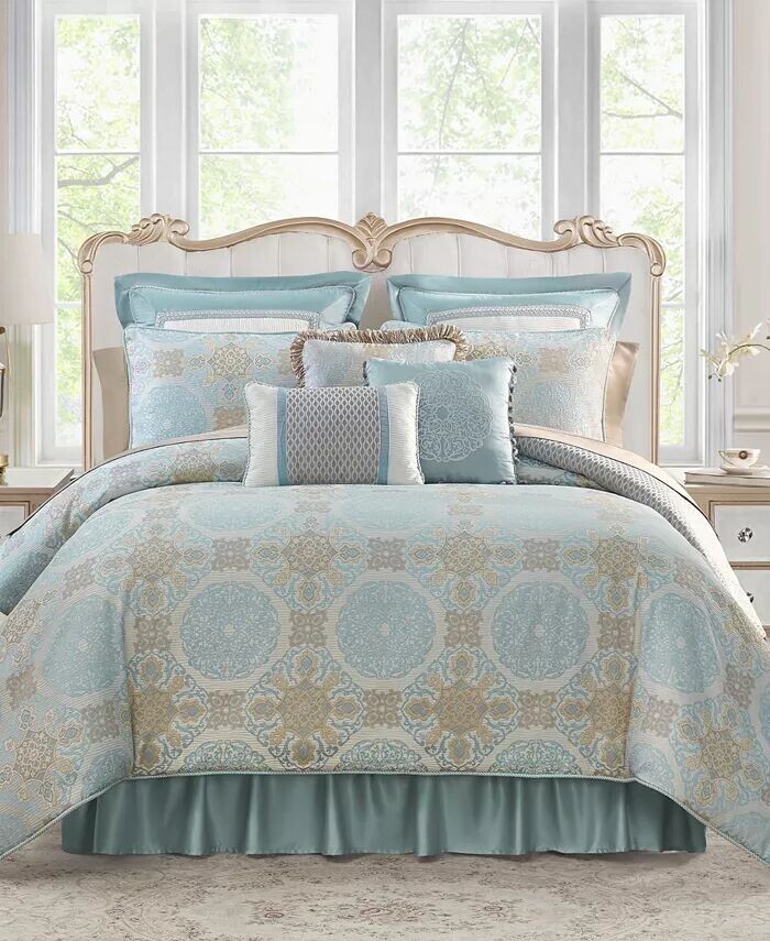 

Комплект одеял Johnet из 6 предметов, California King Waterford, мультиколор