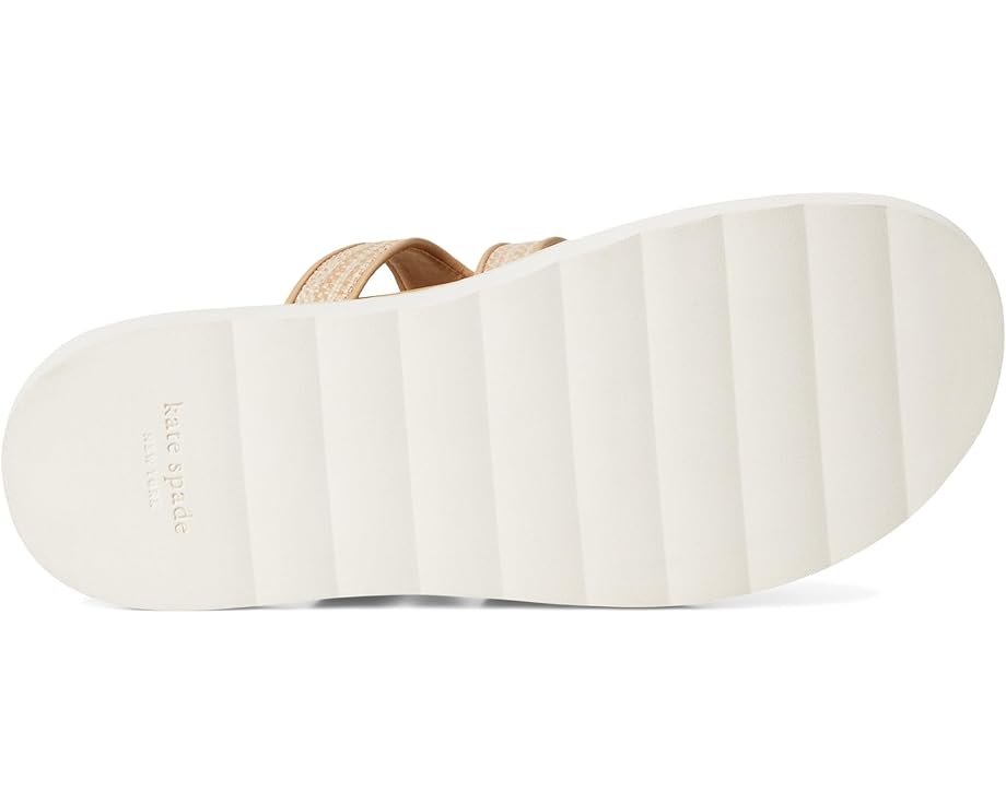 Балетки Kate Spade New York Duo Raffia Sport Sandals, цвет Natural — фото 3
