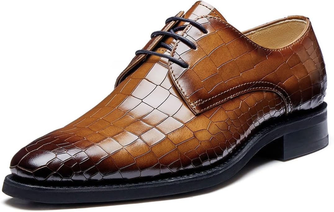 

Мужские классические туфли Jepsen Gord из натуральной кожи, оксфорды, роскошные деловые туфли для костюма с быстрым швом Блейка, коричневый