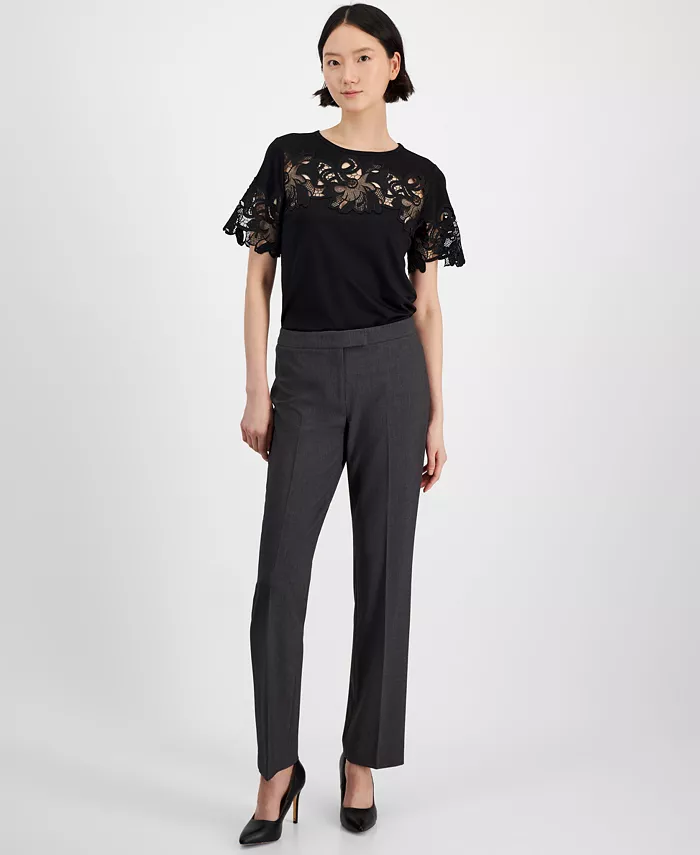 

Брюки Modern Dress с би-стретч Anne Klein, серый
