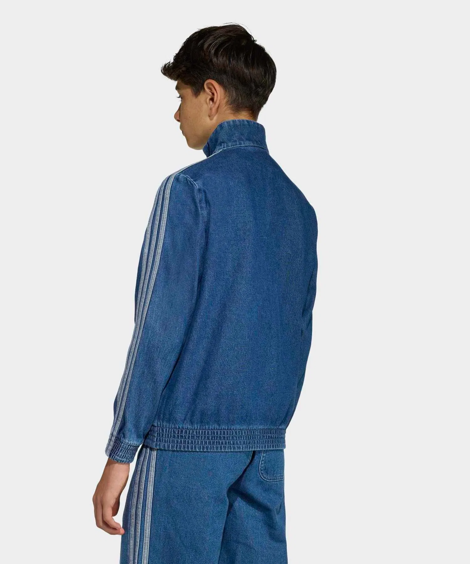 Спортивная куртка Firebird из денима / джерси / adidas Originals — фото 4