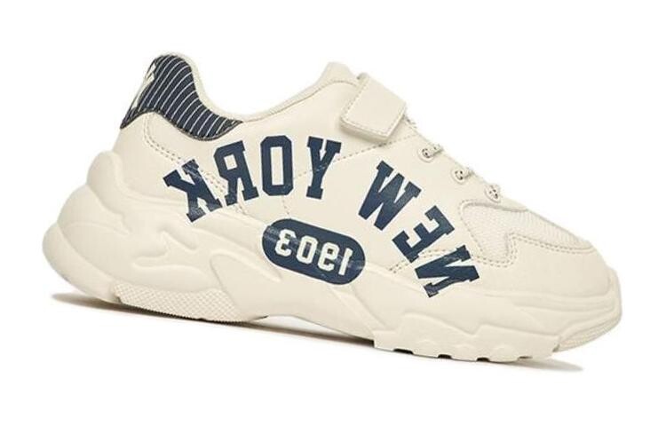 Кроссовки MLB Big Ball Chunky Kids Lifestyle Shoes Kids Low-top Off White, цвет Off White — фото 2