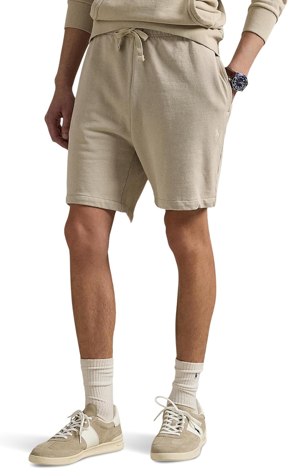 

POLO RALPH LAUREN Мужские шорты для спорта из петлистого футера 7", Stoneware Grey