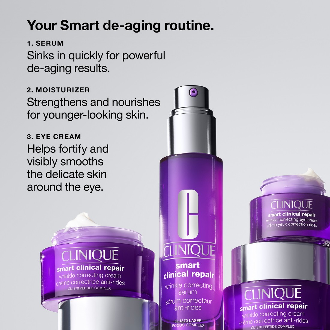 Крем для лица clinique smart clinical repair wrinkle cream Clinique, объем 75 мл — фото 4