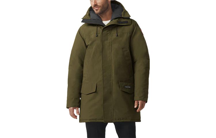 

Куртка пуховая Langford Series зимняя мужская армейский зеленый Canada Goose