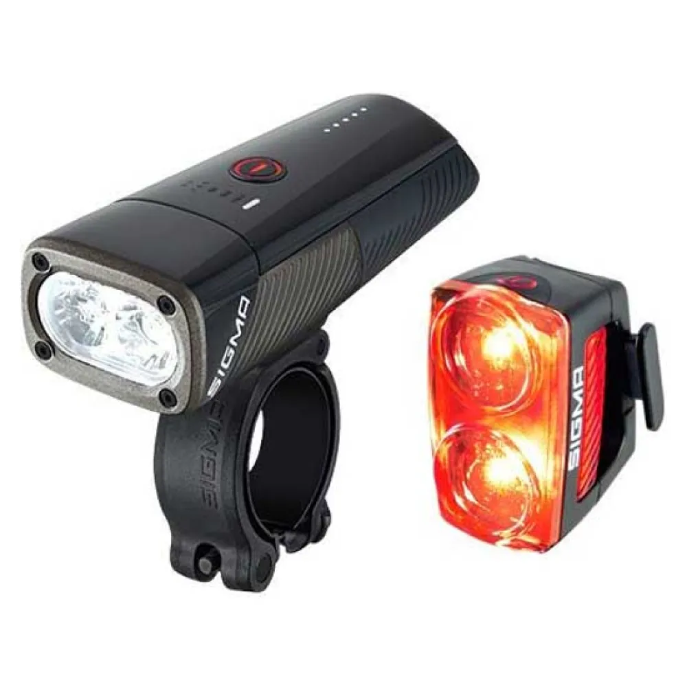 

Комплект велосипедных фонарей Sigma Buster, оранжевый