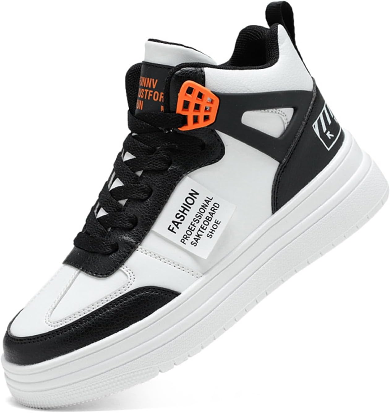 

Мужские высокие кеды GSIGUL для скейтборда, повседневной ходьбы, кроссовки с граффити, модные спортивные обувь, белый