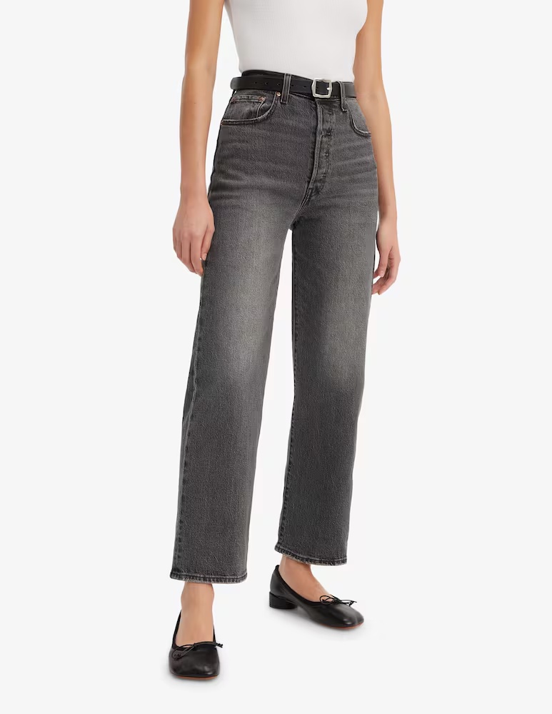 

Прямые джинсы до щиколотки Ribcage l29 Levi's, черный