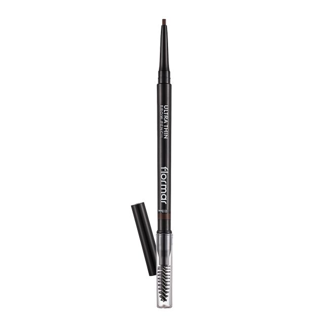 

Ультратонкий карандаш для бровей Flormar, цвет 03 brown, 0,14 гр