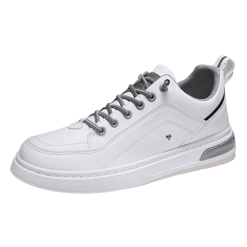 

NANJIREN Мужские белые скейтерские кеды с противоскользящей подошвой, устойчивые к истиранию, легкие, цвет White