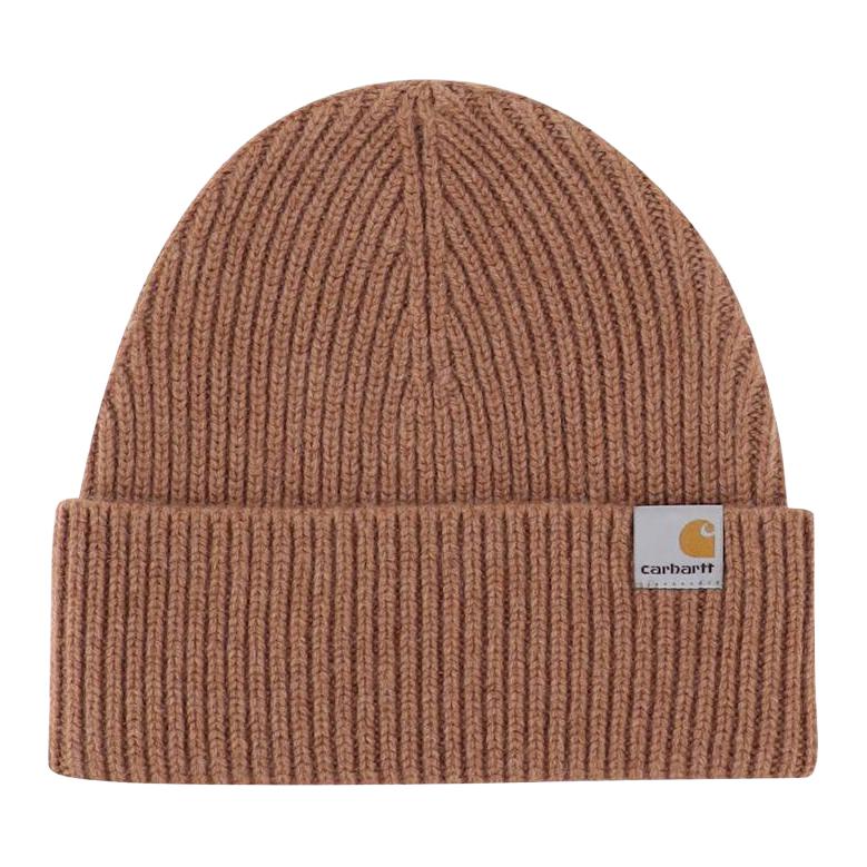 

Carhartt WIP Ребристая вязаная шапка с логотипом Gabe, Brown