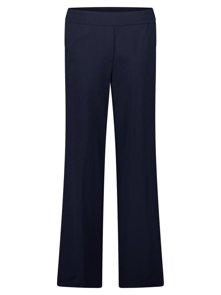 

Брюки-карандаш с боковыми карманами темно-синего цвета BETTY & CO