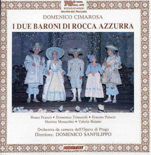 

CD диск Cimarosa / Pratico / Palacio / Trimarchi: I Due Baroni DL Rocca Azzurra