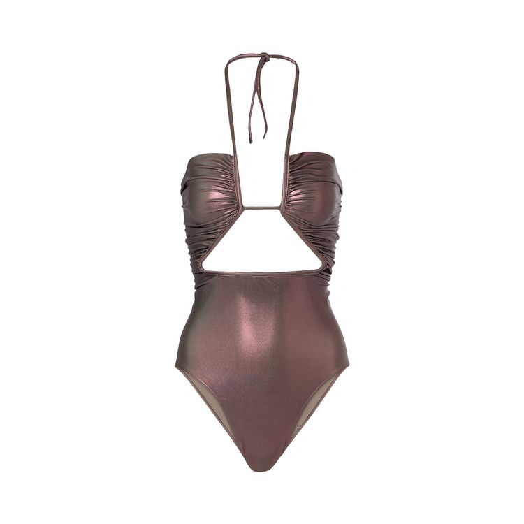 

Купальник Rick Owens Prong Bathing Suit 'Metallic Mahogany'