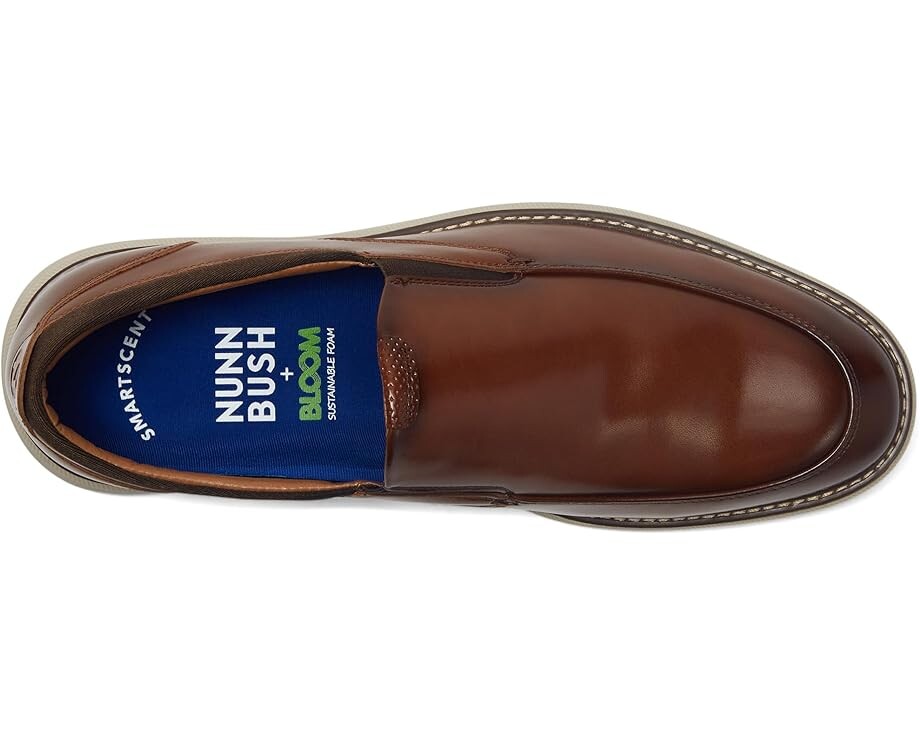 Лоферы Nunn Bush Chase Moccasin Toe Slip-On Lightweight Contemporary Loafer, цвет Cognac — фото 2