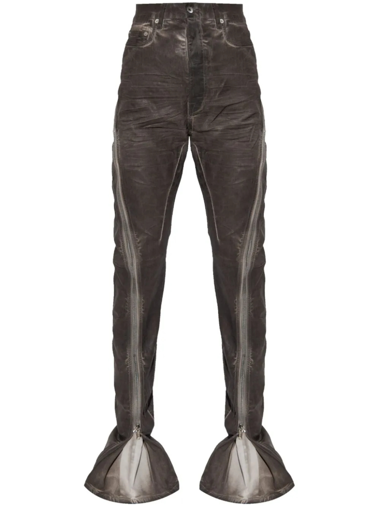 

Расклешенные джинсы Rick Owens DRKSHDW, коричневый