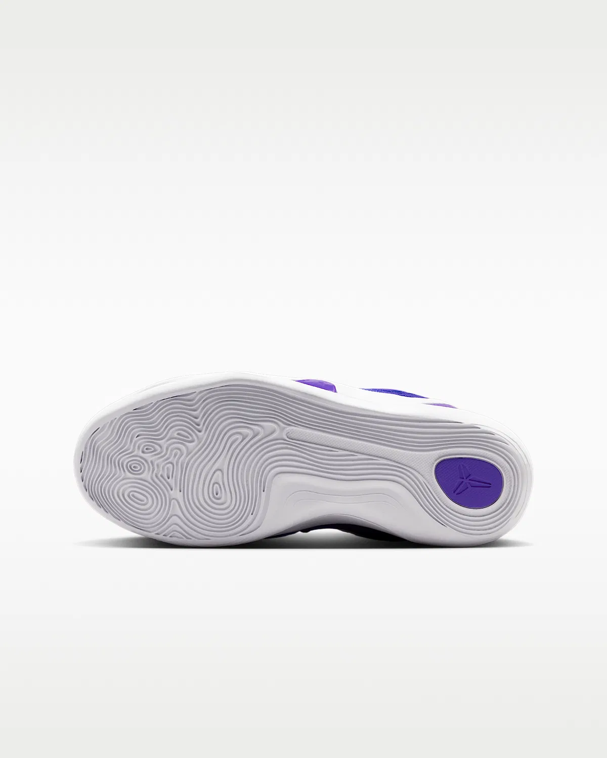 Детские баскетбольные кроссовки Kobe 9 Low EM, Fierce Purple/White/Blue Lagoon — фото 2