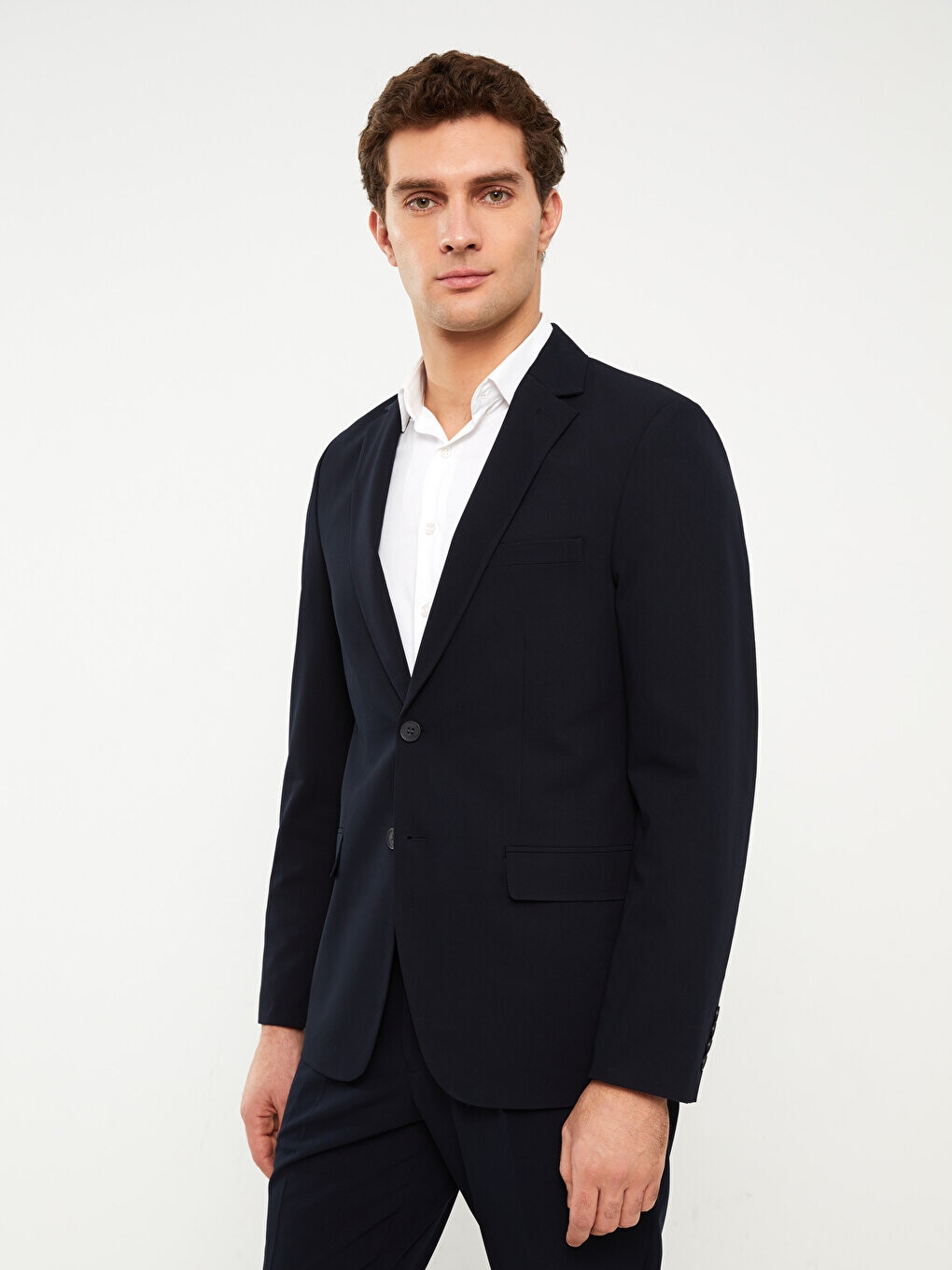 

Мужской пиджак стандартного кроя LCWAIKIKI Formal, темно-синий
