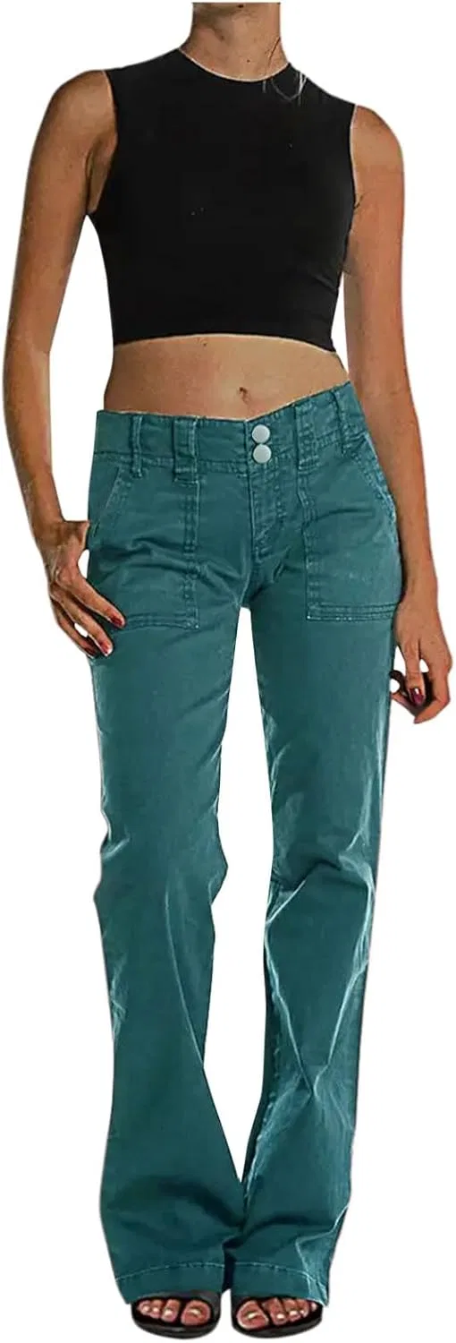 Джинсы клеш Women's Bootcut Jeans, небесно-голубой