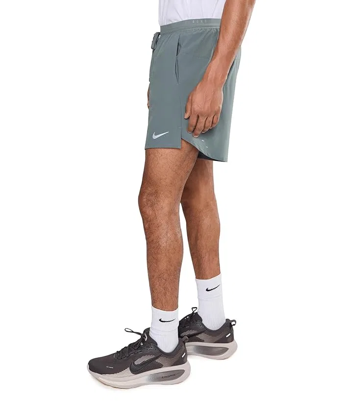 Шорты Nike Dri-FIT Stride 7" Brief, Smoke Grey/Reflective Silver — фото 3