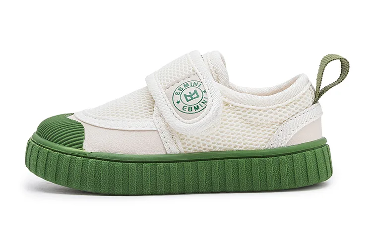 Детские кроссовки для малышей EBMINI, Beige Green (Spring Summer Mesh)