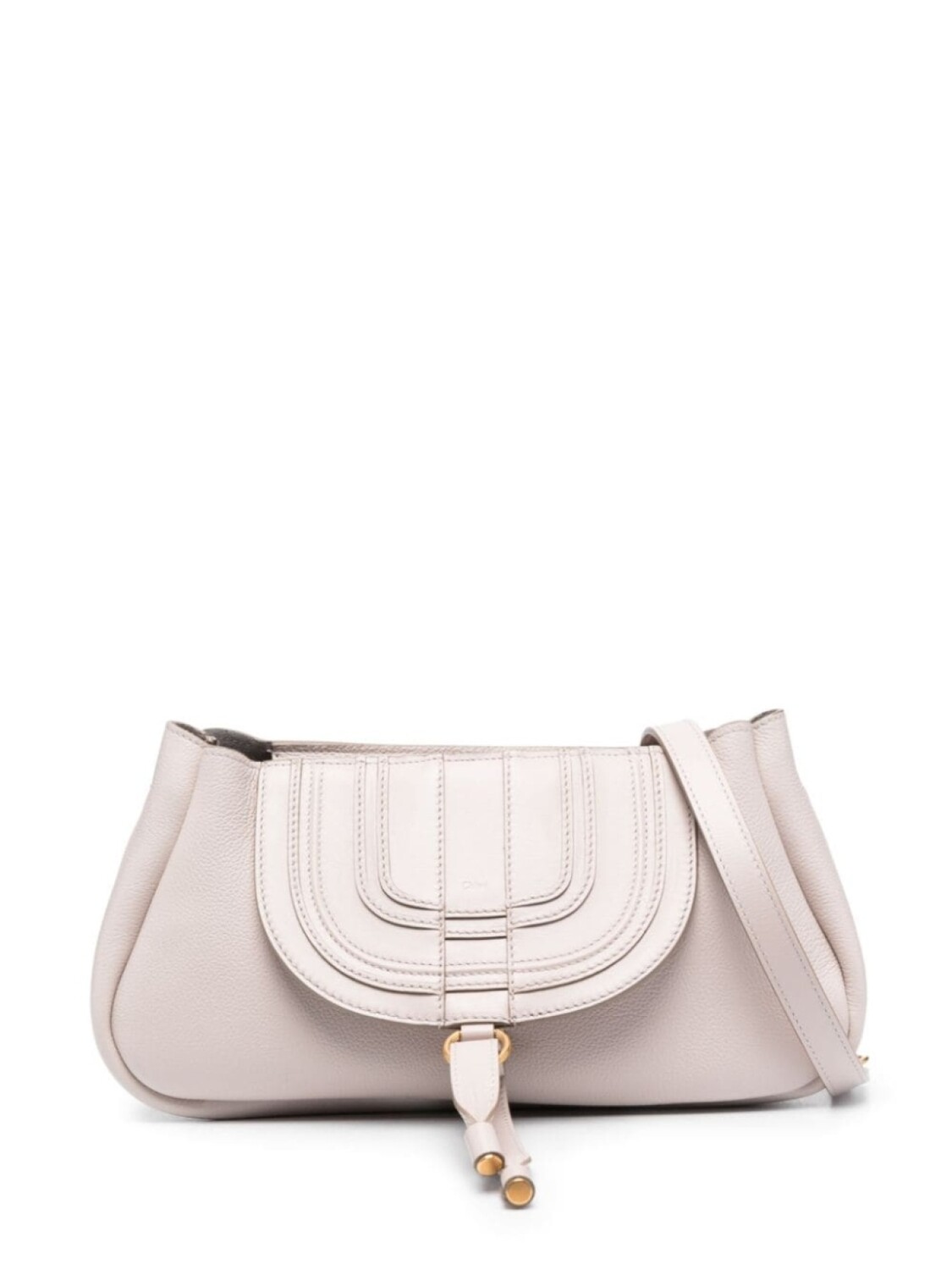 

Chloé клатч Marcie, нейтральный цвет