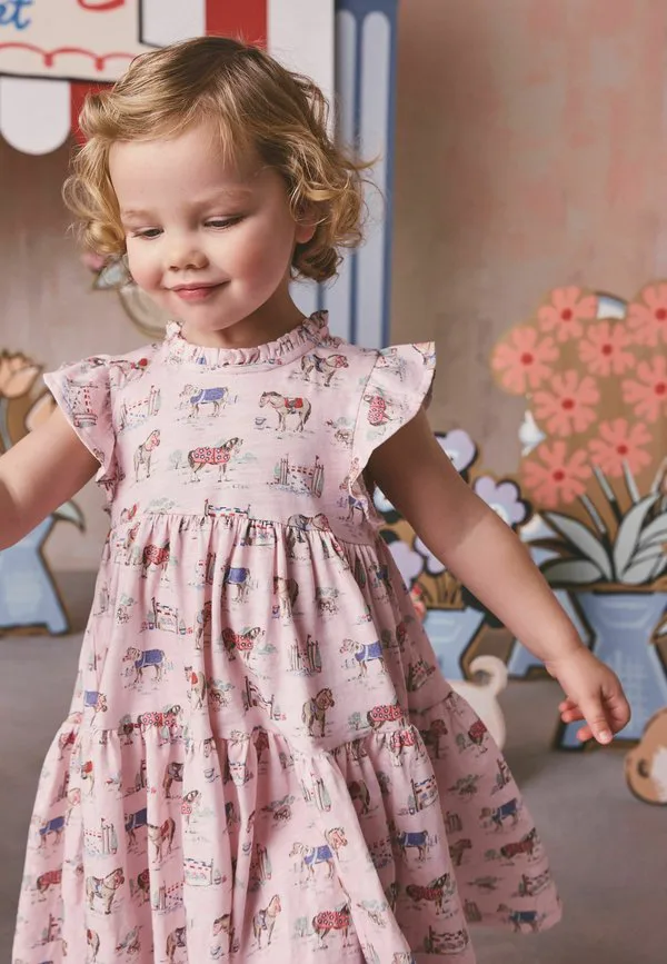 Платье-Футляр cath kidston из многослойного трикотажа стандартного кроя Next, Pink — фото 2