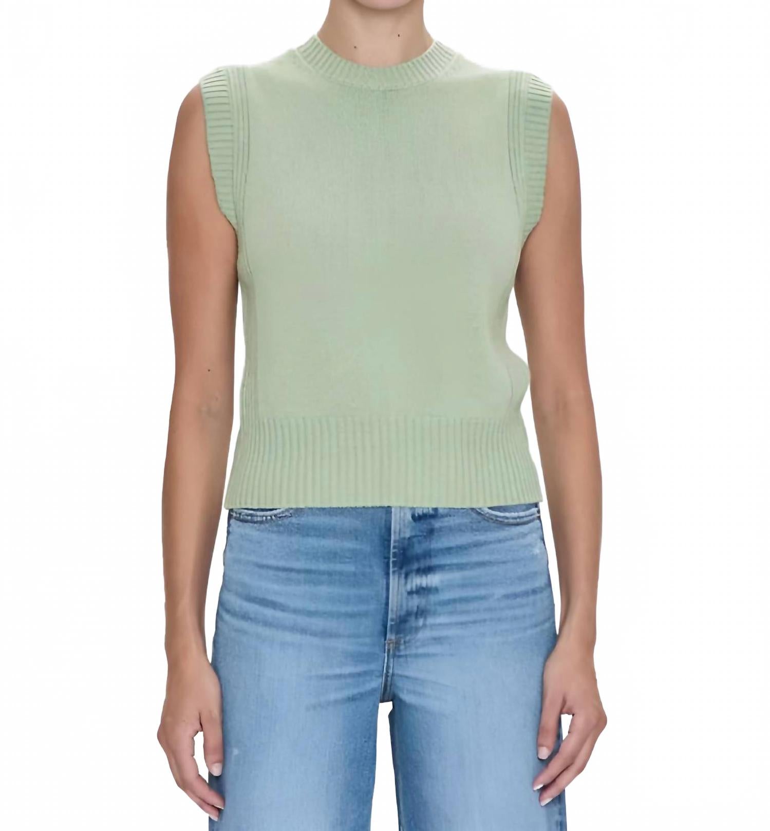 

Леандра жилет-свитер в цвете фисташка PISTOLA, Pistachio