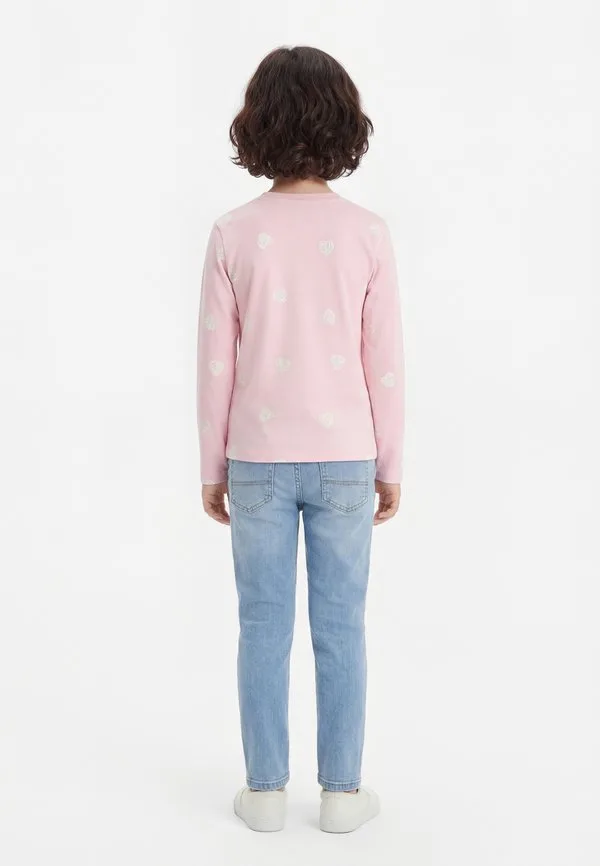 Топ с длинными рукавами kmglilia life Only Mini, Bleached Mauve — фото 2