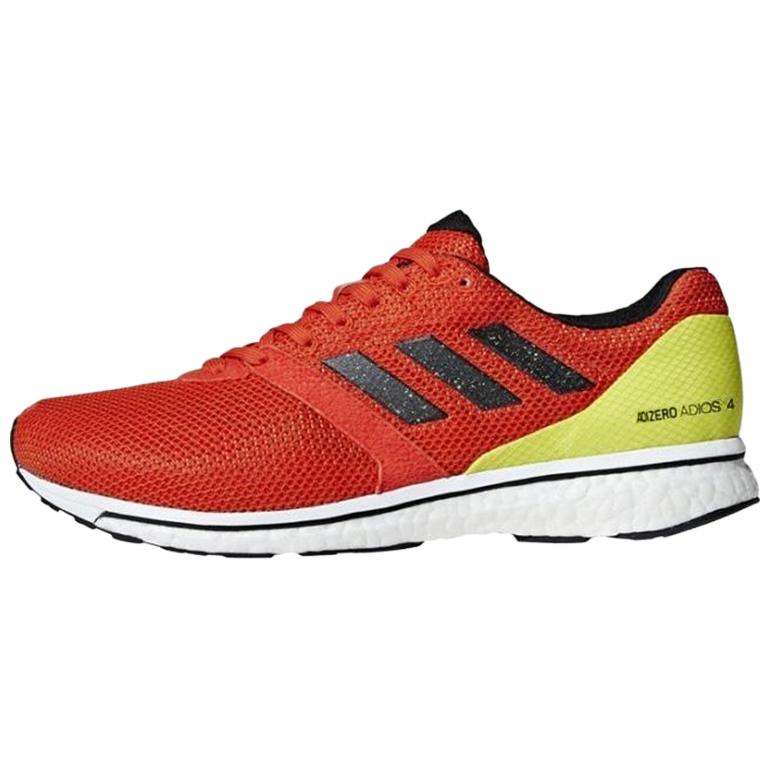 

Adidas Кроссовки для бега ADIZERO JAPAN 4 с низким верхом, устойчивые к истиранию и скольжению, мужские, красные, желтые