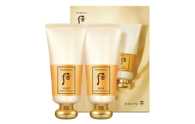 

Gong Jin Heung Vitalizing Foam Cleanser Skincare Sets увлажняющий, контроль жирности и очищение 180мл*2 The History Of Whoo, 180ml*2-packed randomly