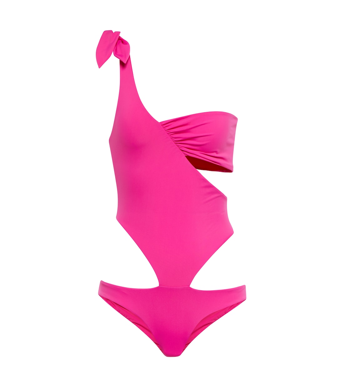 

Купальник на одно плечо Nensi Dojaka, Dark Pink