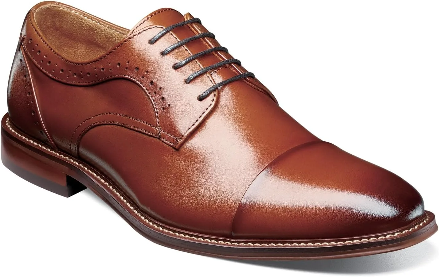 Мужские туфли Stacy Adams Maddox Oxford Toe Cap, коньячный