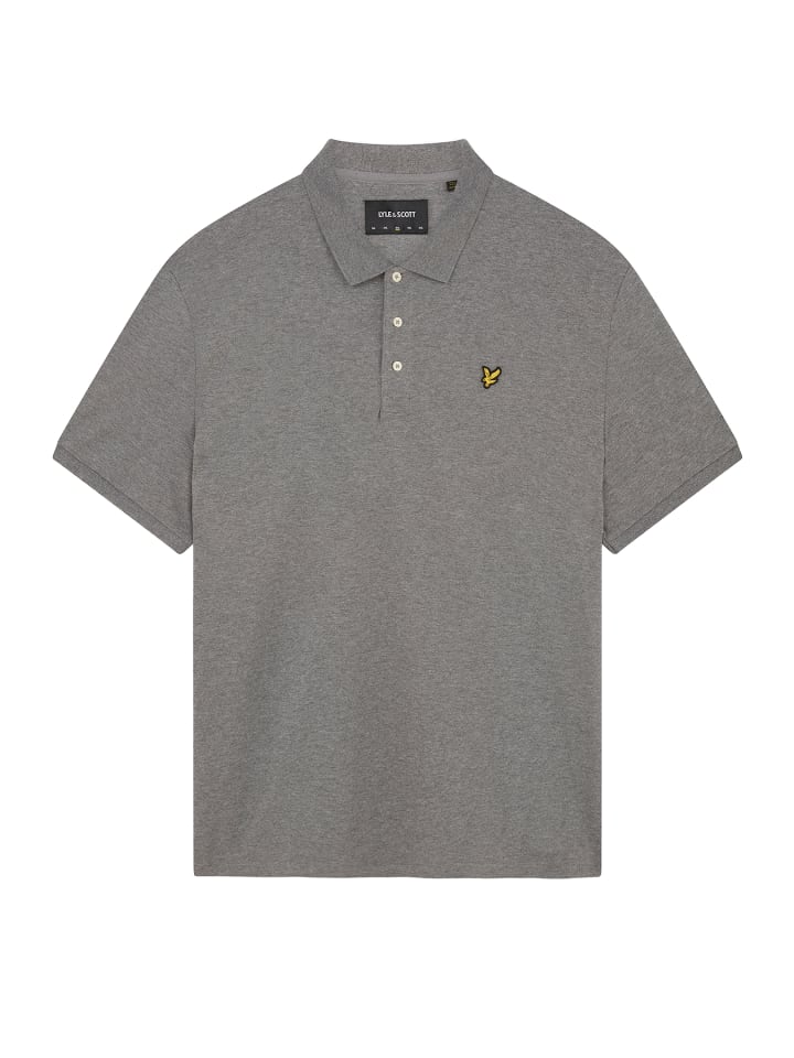 

Футболка поло Lyle & Scott, серый