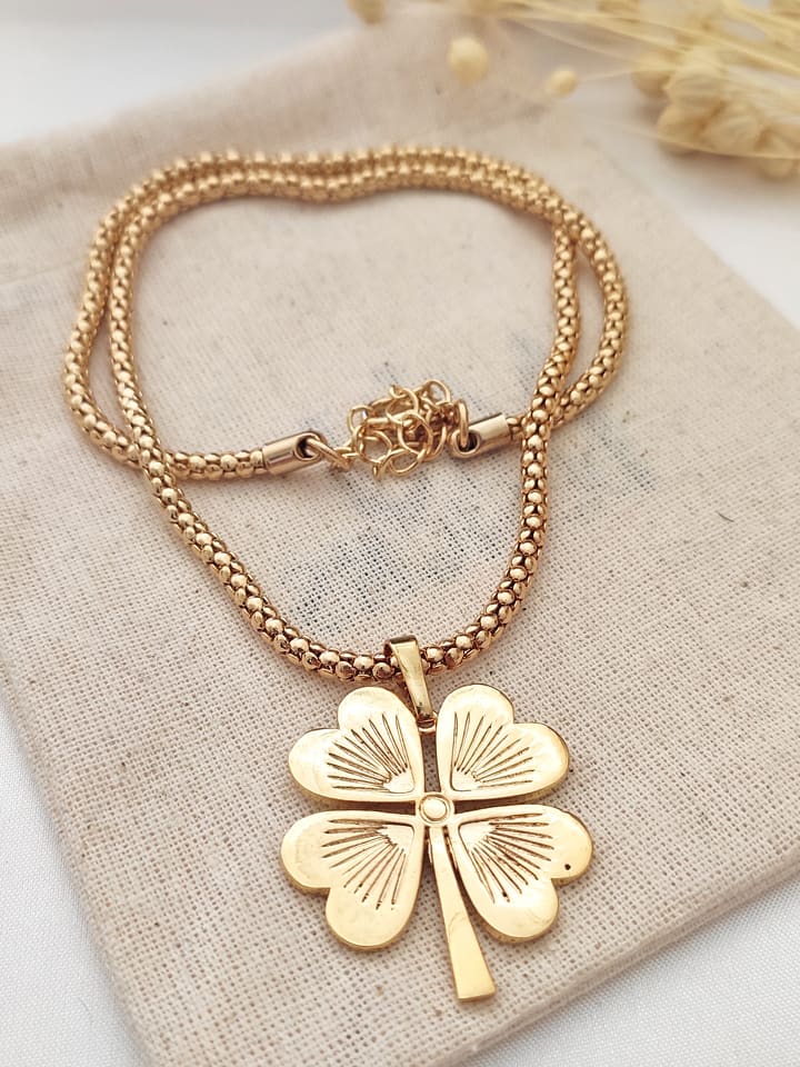 

Позолоченное ожерелье с подвеской - (Д) 44 см Atelier MIU