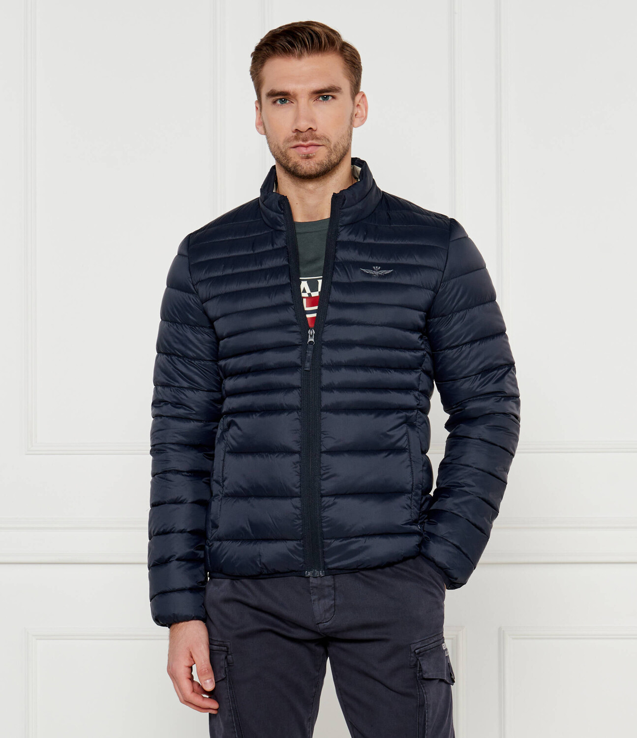 

Куртка Aeronautica Militare Regular Fit, темно-синий