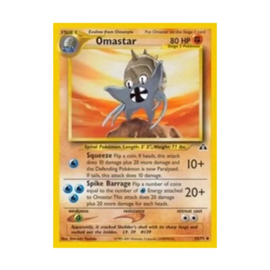

CCG Омастар (Ю) #43, Pokemon - Neo Discovery - Singles