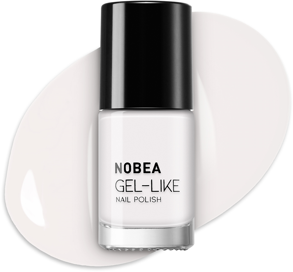 Гелевый лак для ногтей Day-To-Day, лак для ногтей с гелевым эффектом Nobea, atspalvis snow white #n57 6 мл — фото 2