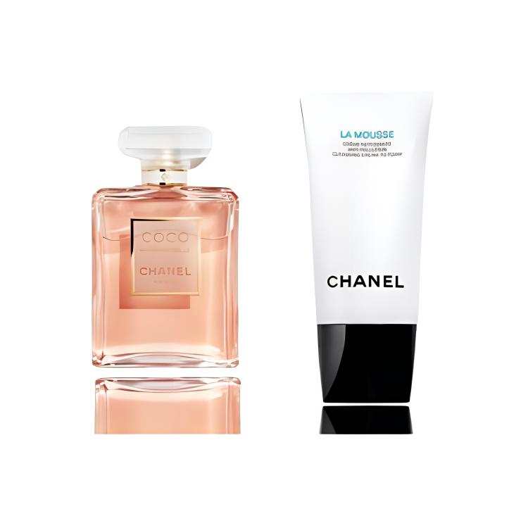 CHANEL Классический набор Camellia Cleanser+Cocoa Miss Eau De Parfum 100 мл парфюм+50 мл уход за кожей — фото 4