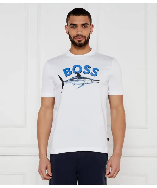 

Футболка te_bossfish Regular fit Boss Orange, белый