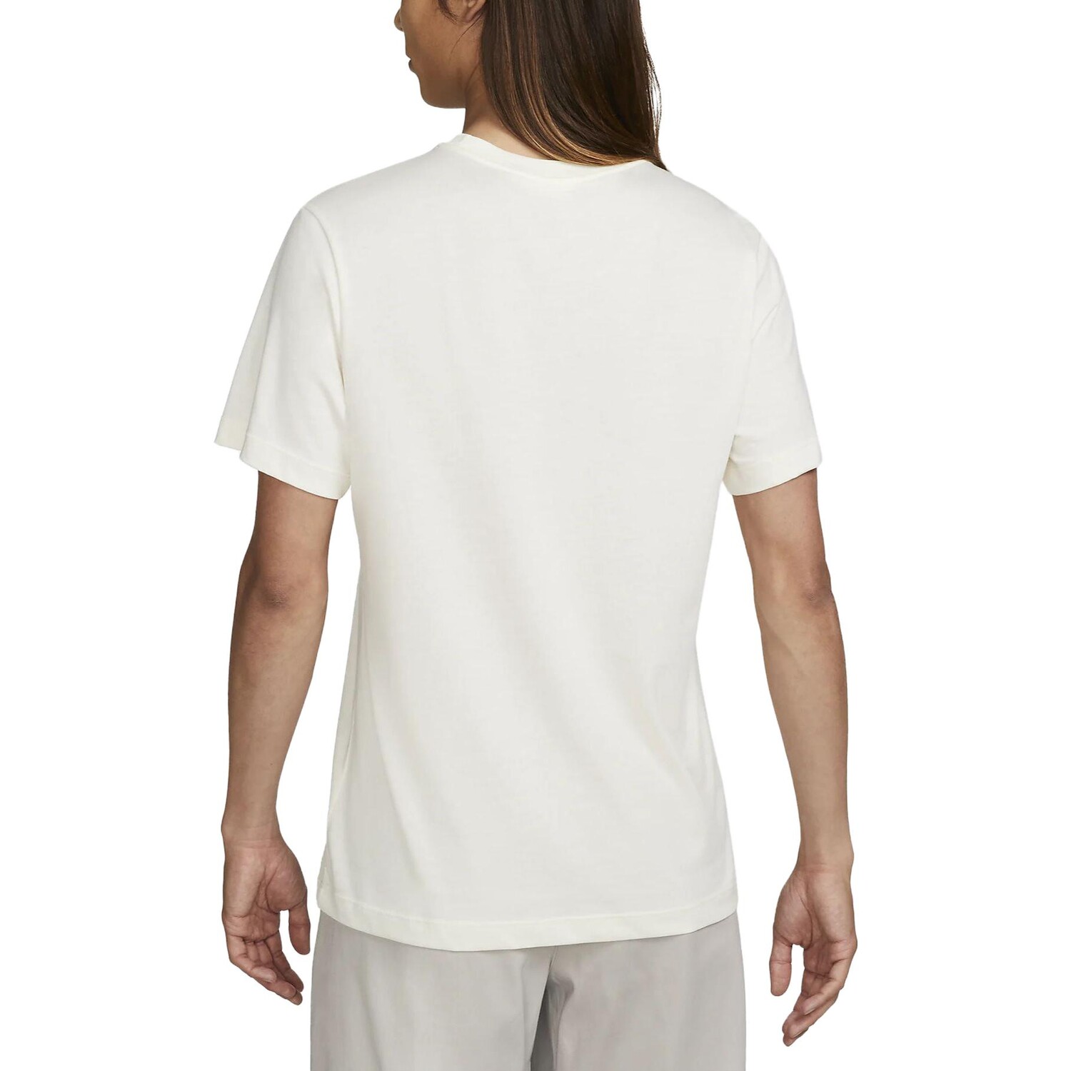 Футболка мужская Pale Ivory/Melon Tint-футбольно-серая Nike, серый — фото 3
