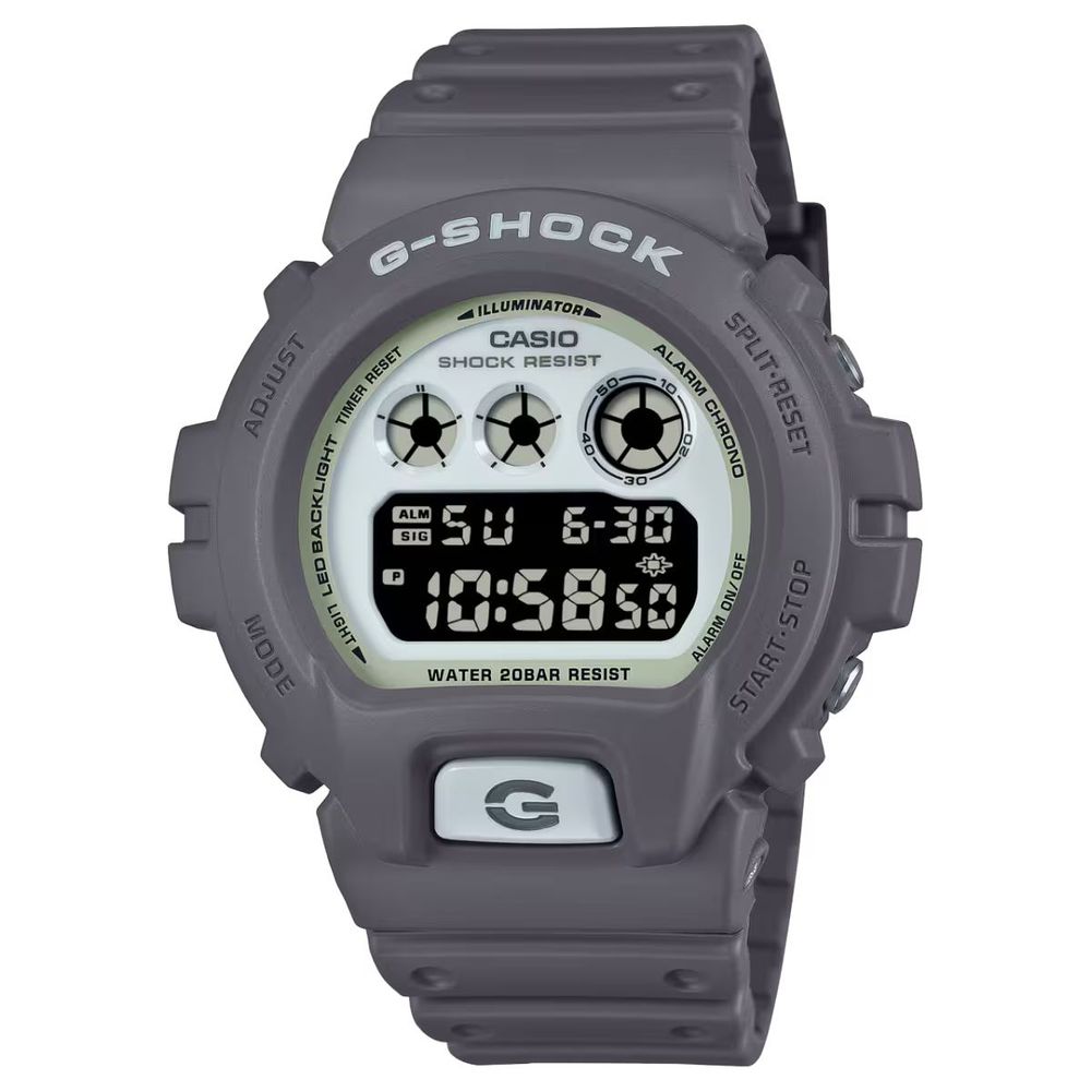 

Часы из серой смолы Casio