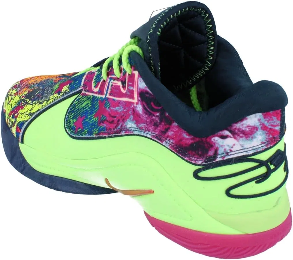 Мужские кроссовки Nike Lebron XXII, Blustery Ghost Green Diffused Blue Fireberry — фото 2