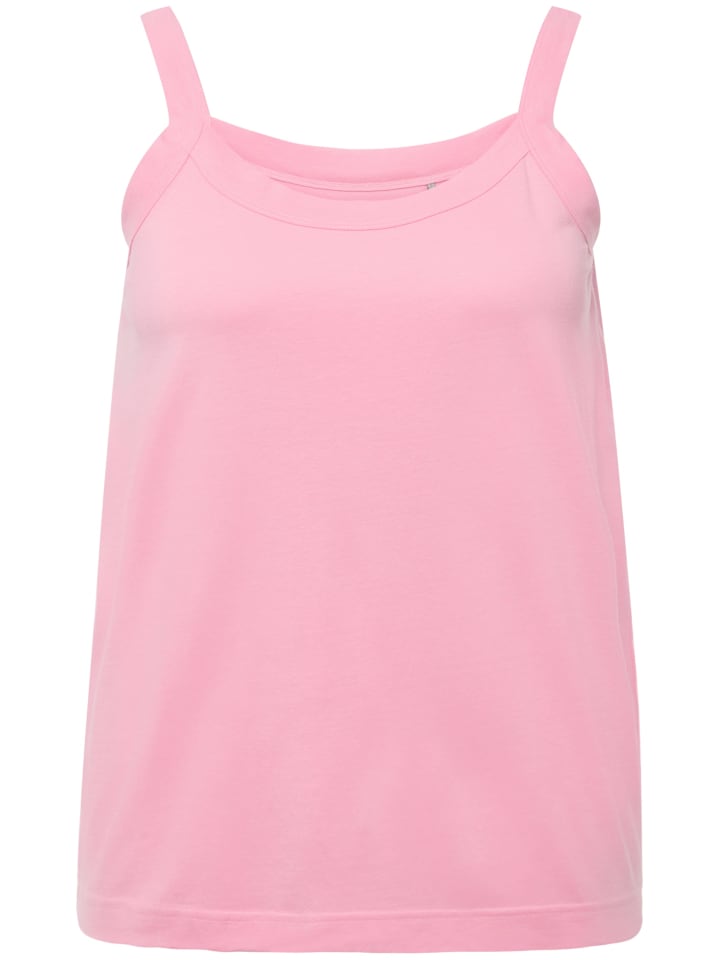 

Футболка Ulla Popken Strick Top, цвет hell pink