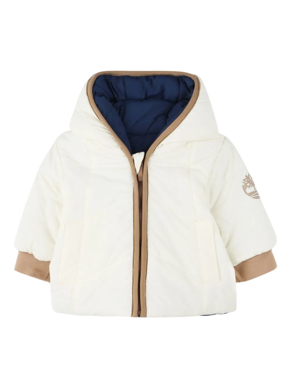 

Двусторонняя стеганая куртка-пуховик Timberland Kids, белый