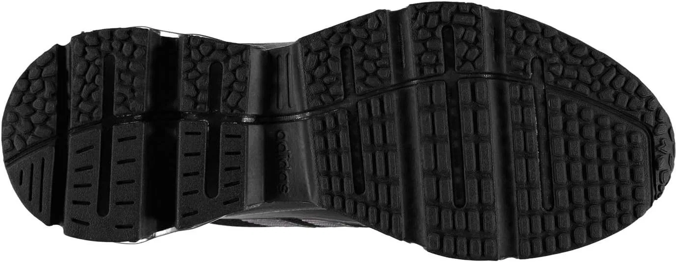 Мужские беговые кроссовки Adidas Quadcube, Black Core Black Core Black Signal Coral — фото 3