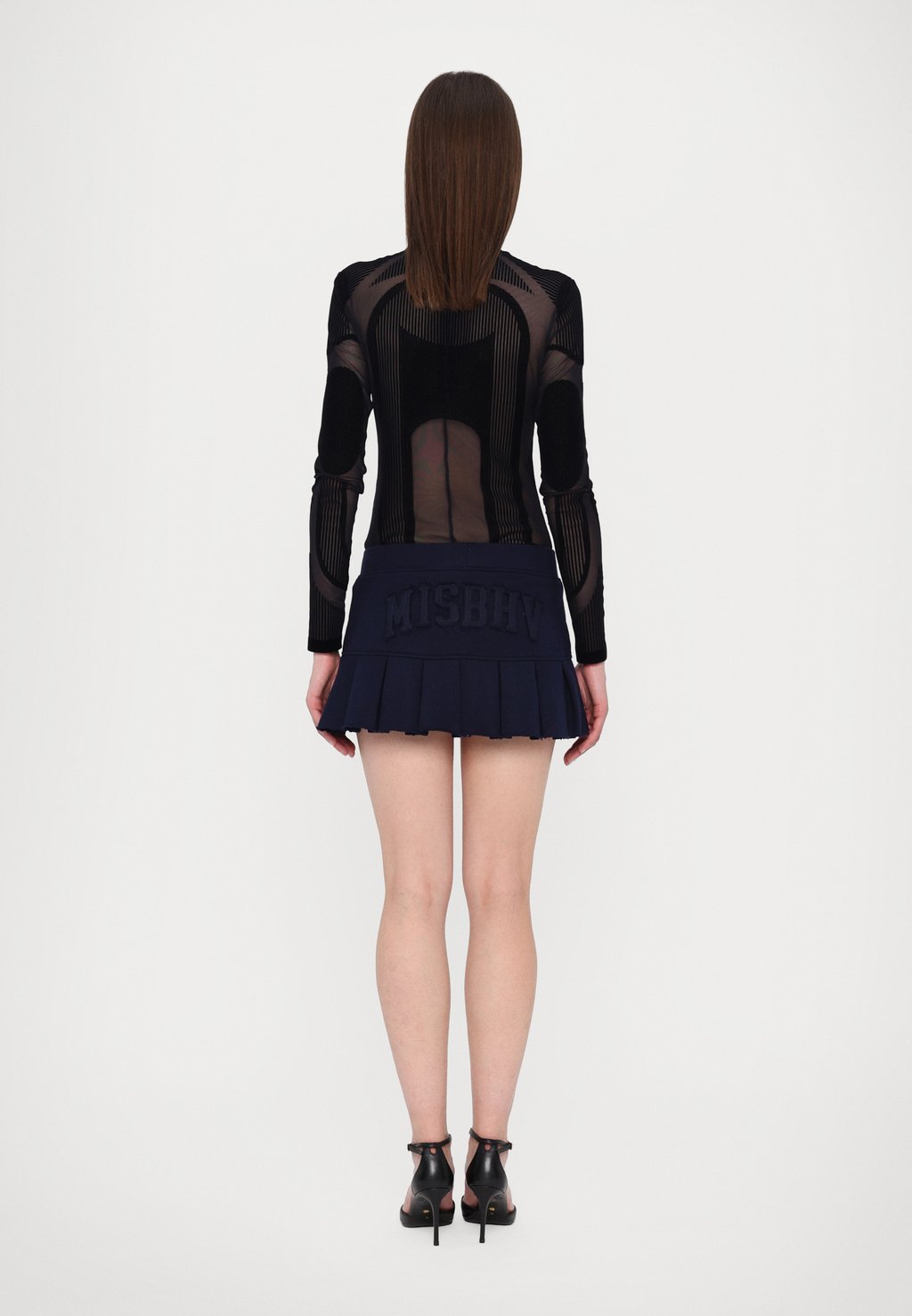 

Мини-юбка VARSITY PLEATED MINI SKIRT MISBHV, темно-синий