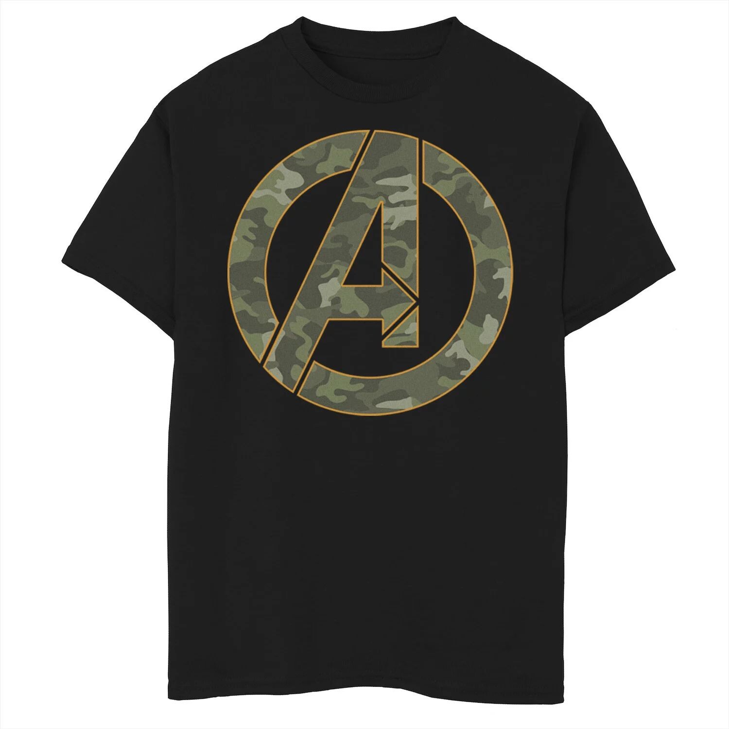 

Футболка с камуфляжным рисунком и логотипом Marvel The Avengers для мальчиков 8–20 лет Licensed Character