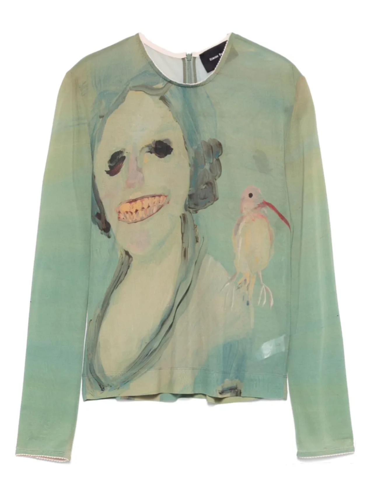 

Топ Lady With A Bird Simone Rocha, зеленый