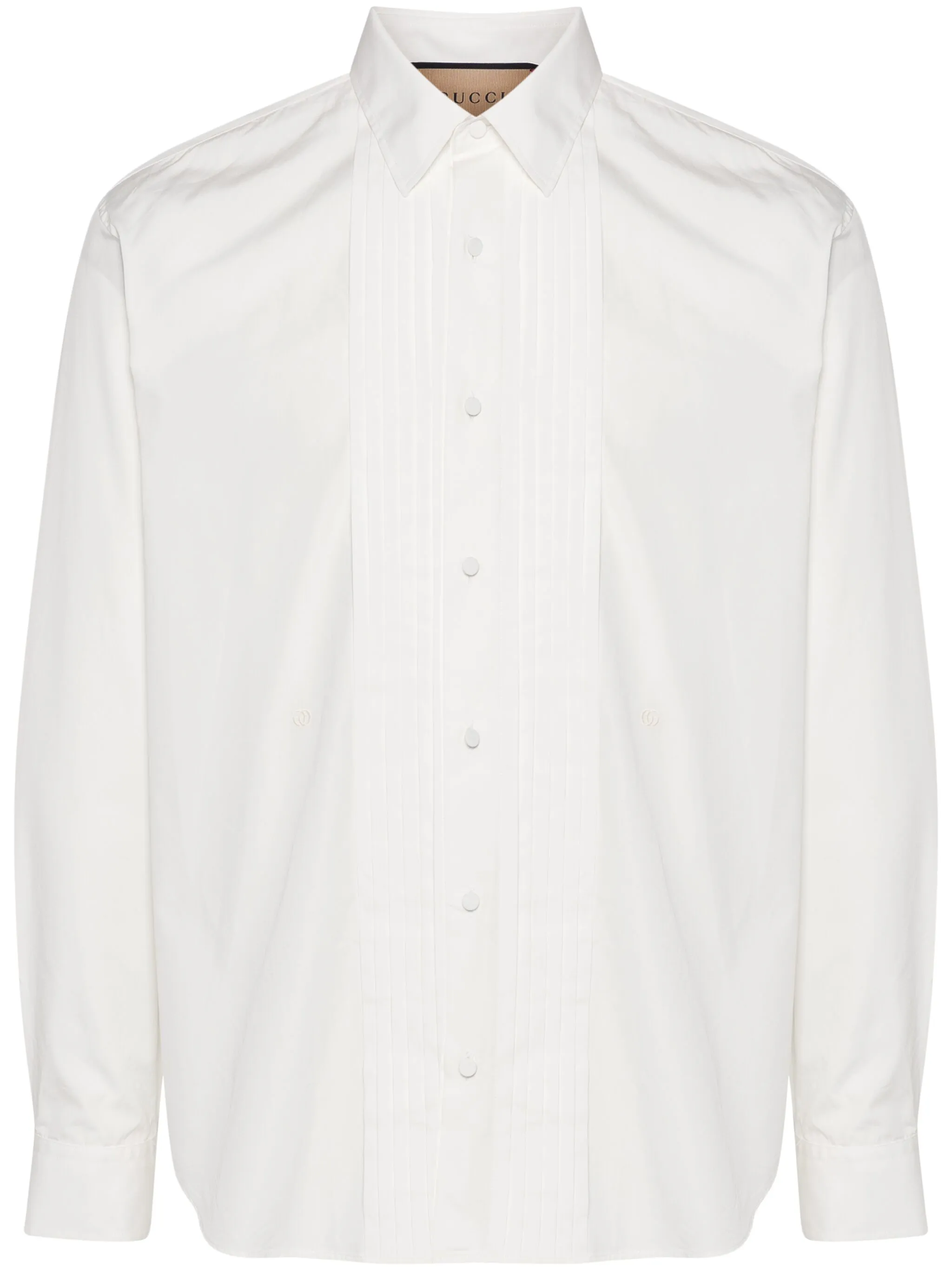 

Рубашка со складками Gucci, белый